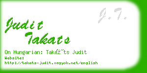 judit takats business card